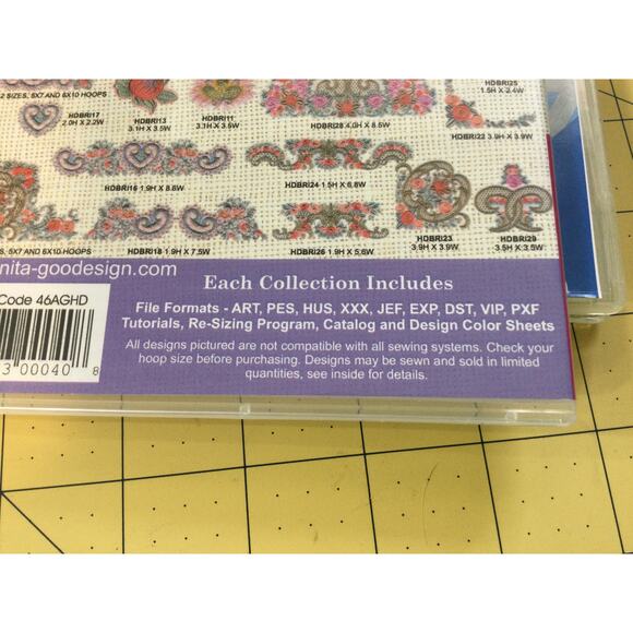 Anita Goodesign Bridal Full Collection 122 Designs Embroidery Software - Picture 7 of 7